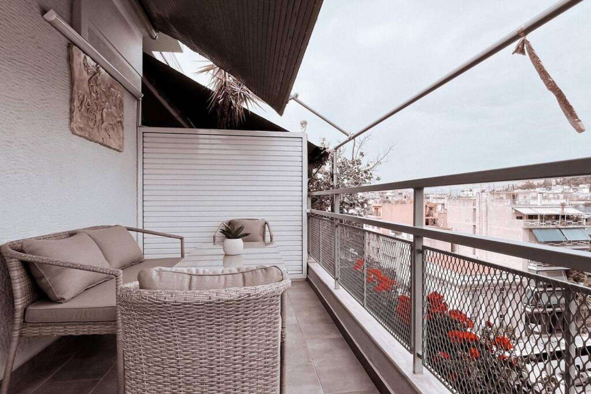 Penthouse - Amazing View In The Center Of Athens Apartment Exterior foto