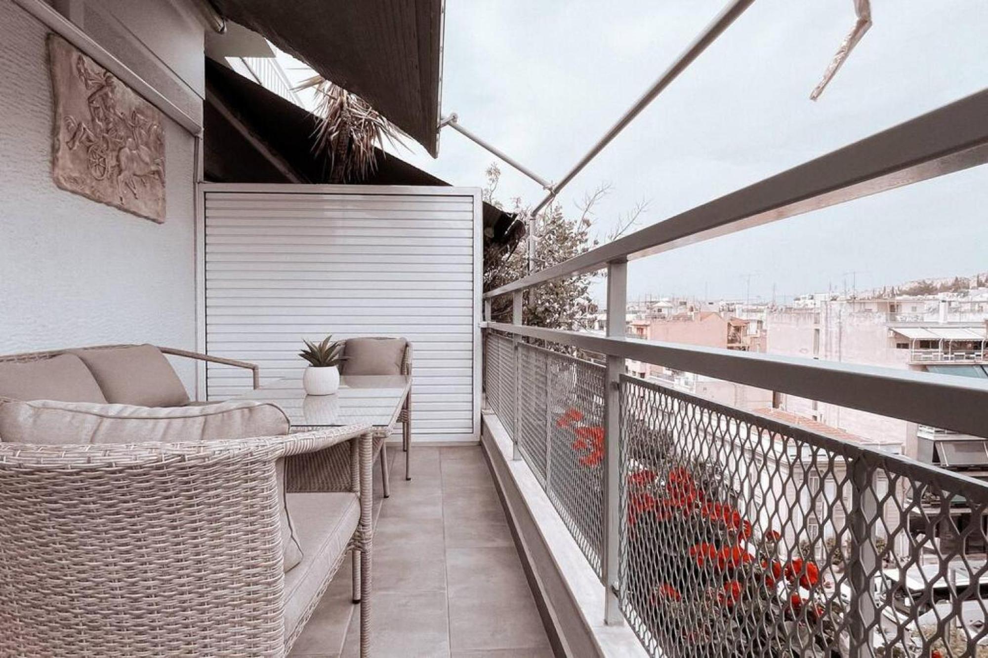 Penthouse - Amazing View In The Center Of Athens Apartment Exterior foto