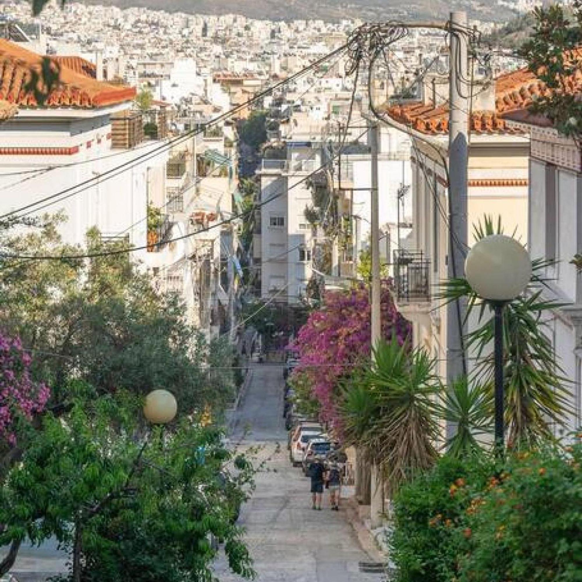 Penthouse - Amazing View In The Center Of Athens Apartment Exterior foto